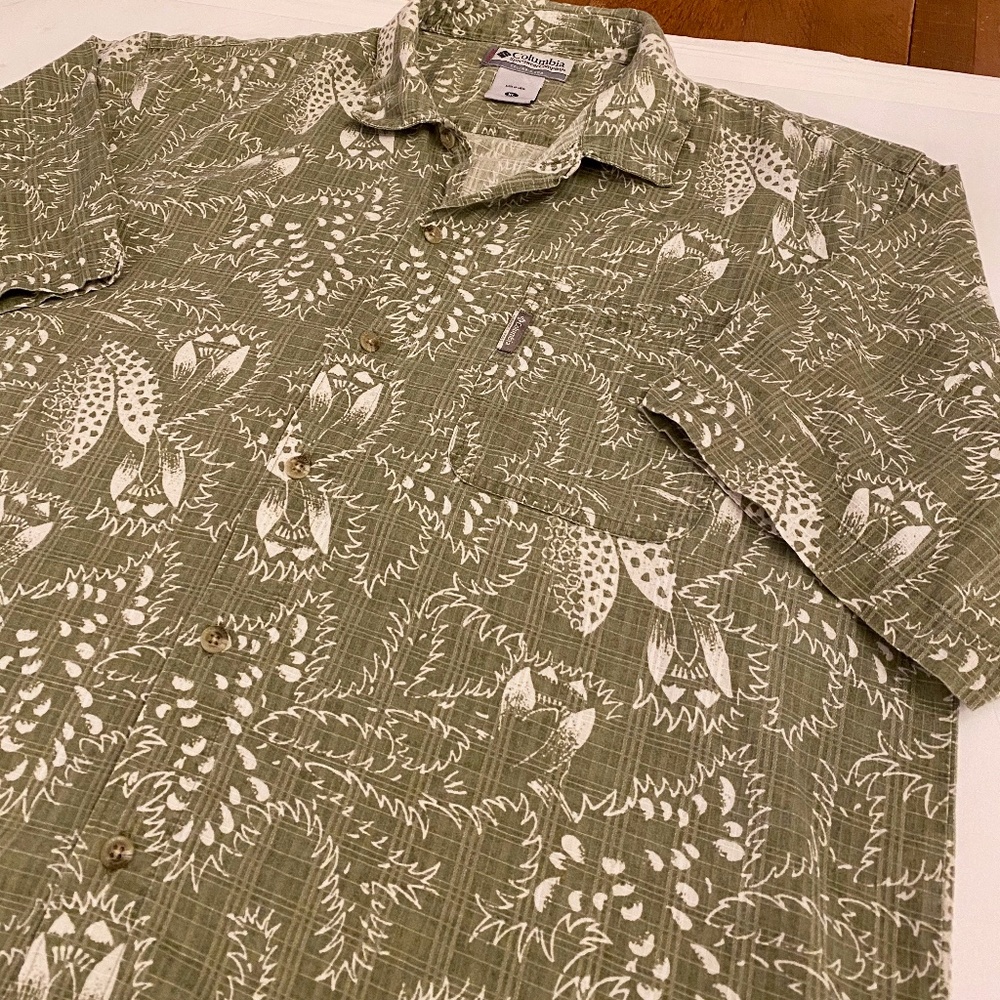 Vintage Columbia Hawaiian Short Sleeve Shirt XL